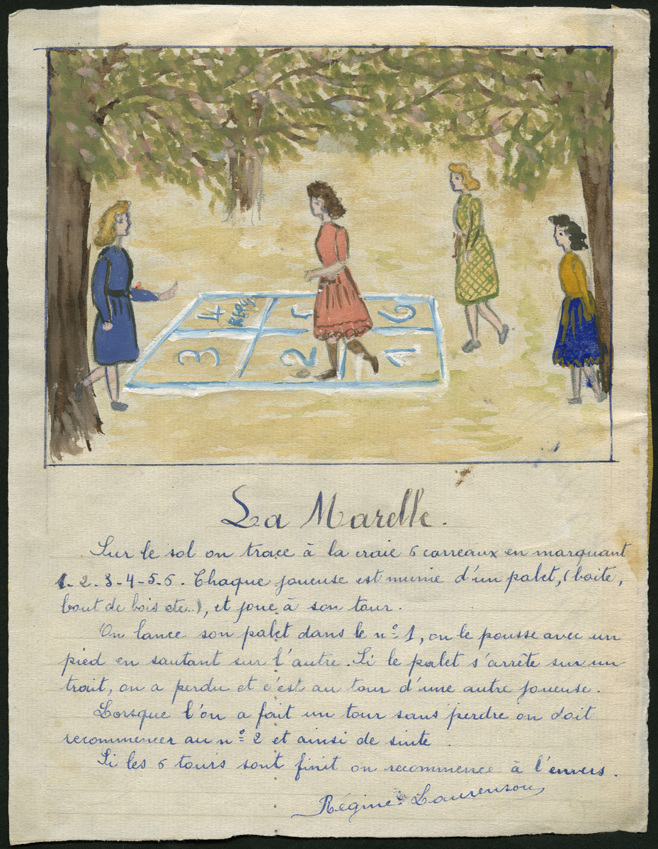 La Marelle, Régine Laurensou, 1940