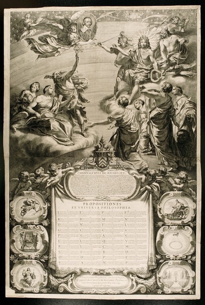 Propositiones ex universa philosophia : thèse soutenue au Collège de Clermont par Charles de Benjamin, Grégoire Huret, 1641