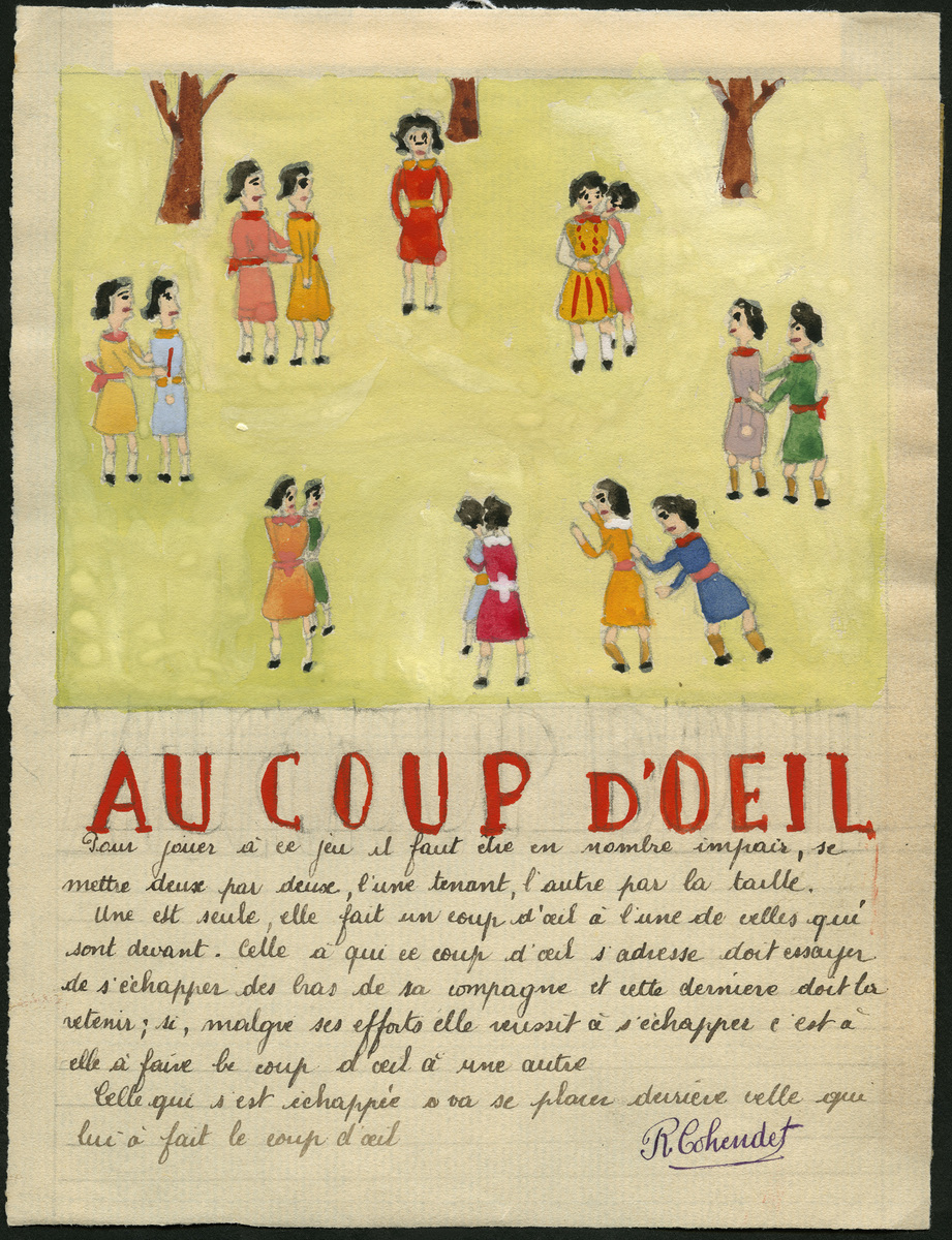 Au coup d'œil, Raymonde Cohendet, 1940
