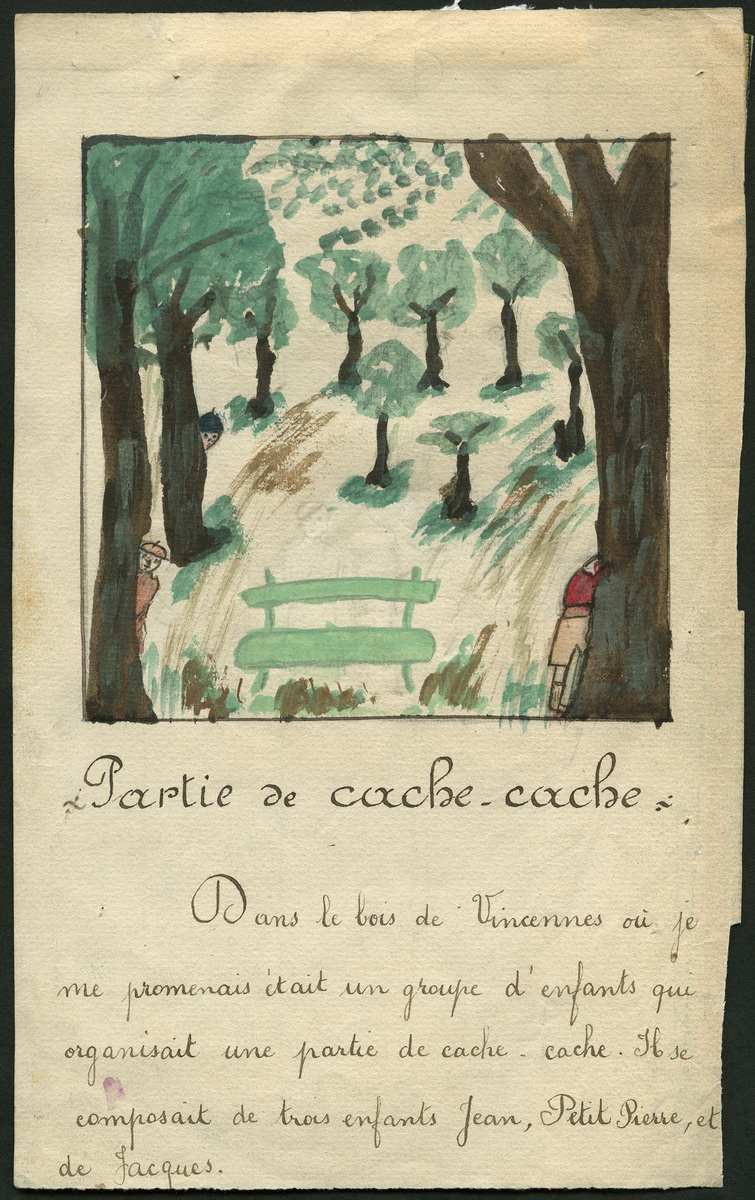 Partie de cache-cache, Suzanne Lemaire, 1940