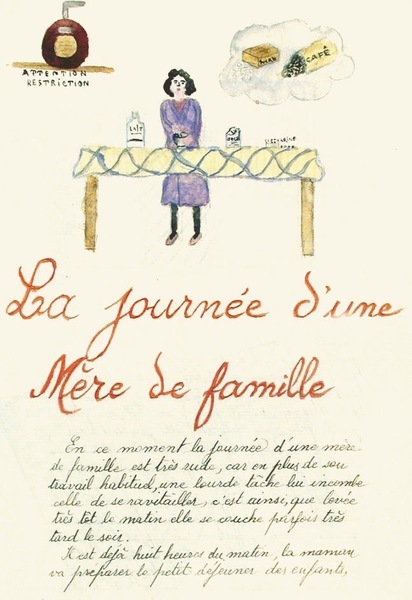 La Journée d'une mère de famille, Jacqueline Thierry, 1941