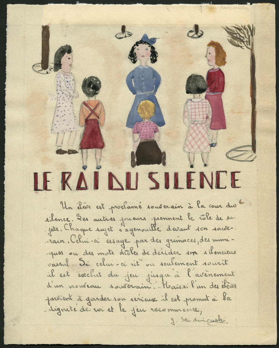 Le Roi du silence, Jeanine Studinowski, 1940