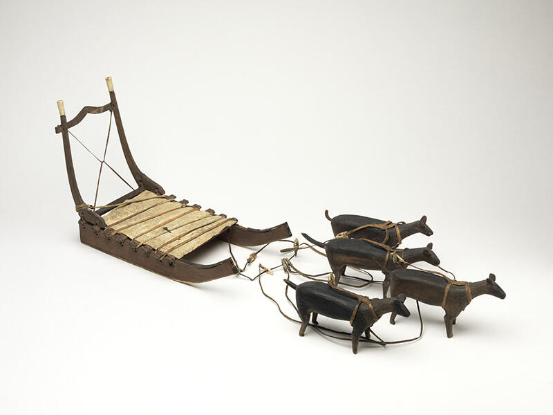 Maquette de traineau esquimau_0