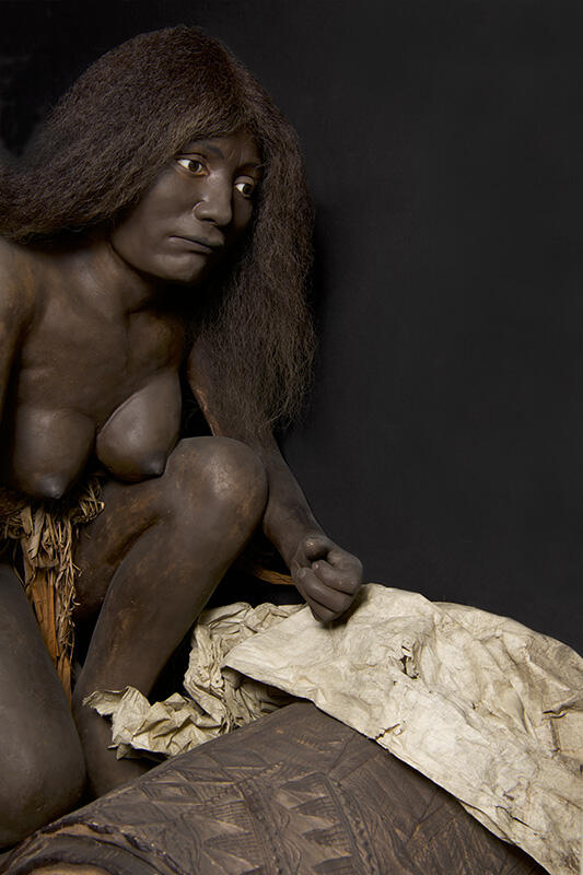 Femme au tapa, Hébert, 1883