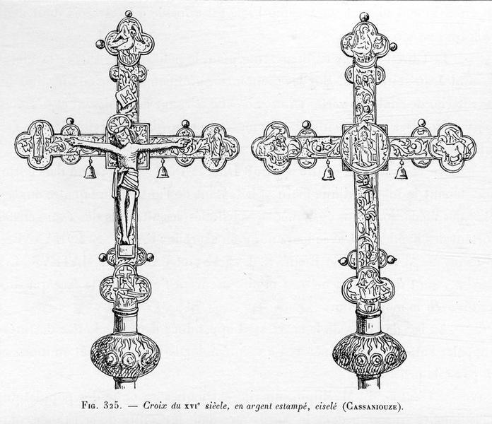 croix de procession, vue générale