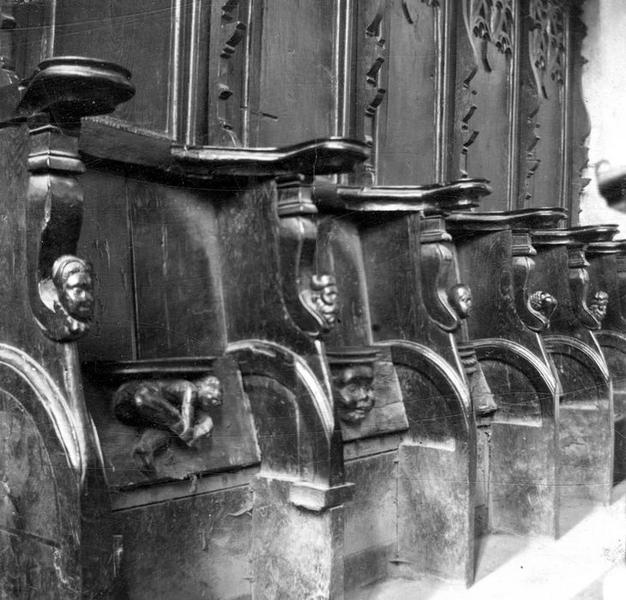 stalles, vue partielle - © Ministère de la Culture (France), Médiathèque du patrimoine et de la photographie (objets mobiliers), tous droits réservés