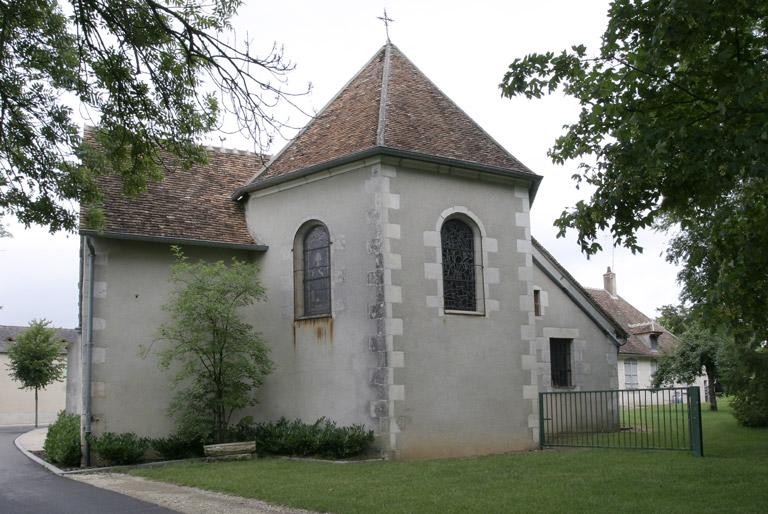 Vue du chevet.