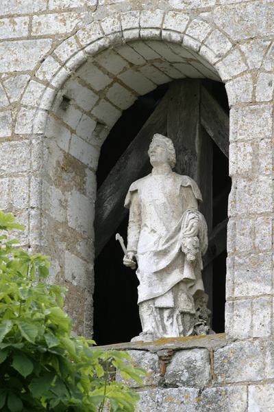 Statue de Saint-Vincent, vue de face.