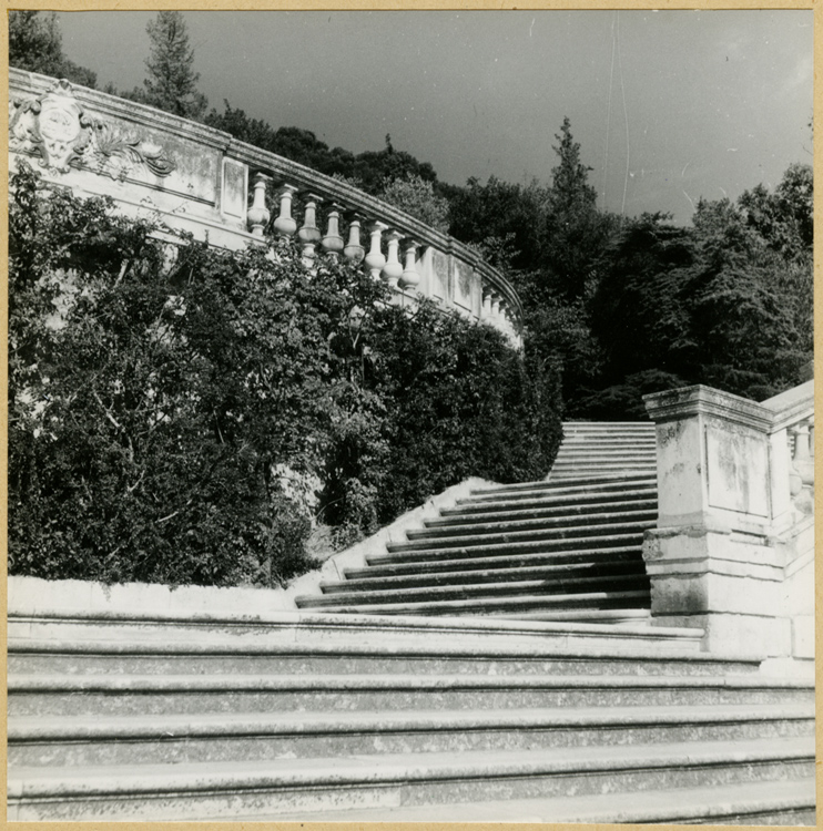 Escalier menant aux cascades