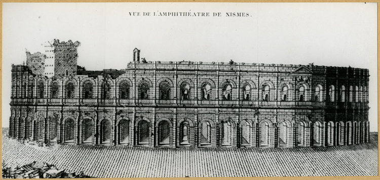 Reproduction d’une gravure : vue générale