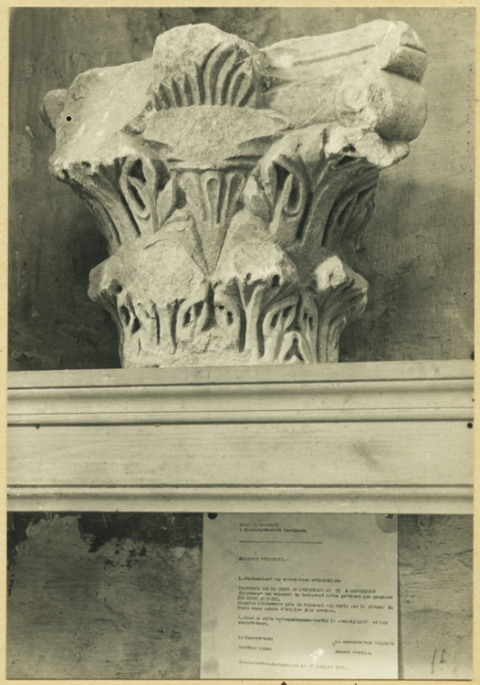 Chapiteau de colonne (Bas-Empire)
