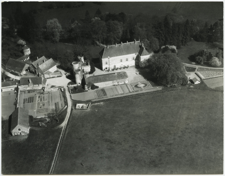 Vue aérienne prise de l’ouest