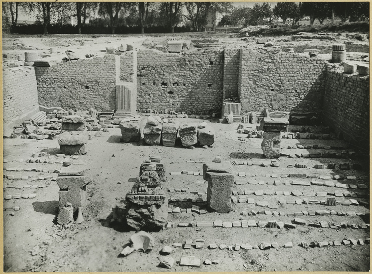 Vestiges : emplacement du grand temple