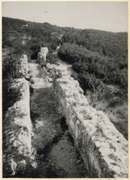 Vue du dessus de l’aqueduc