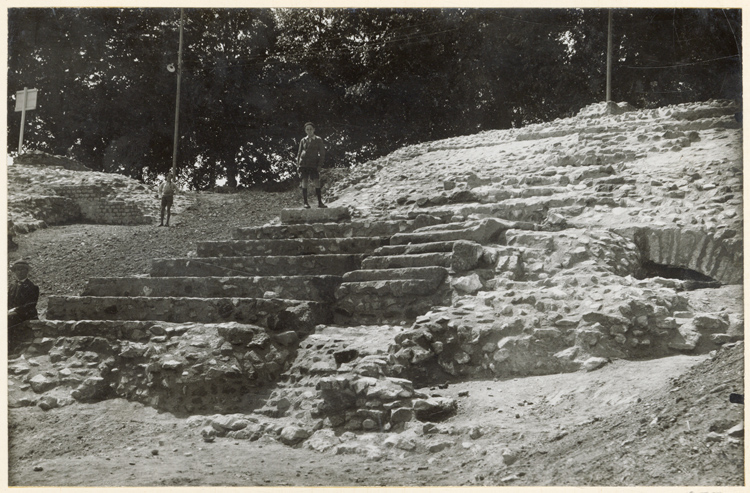 Vue de détail des gradins