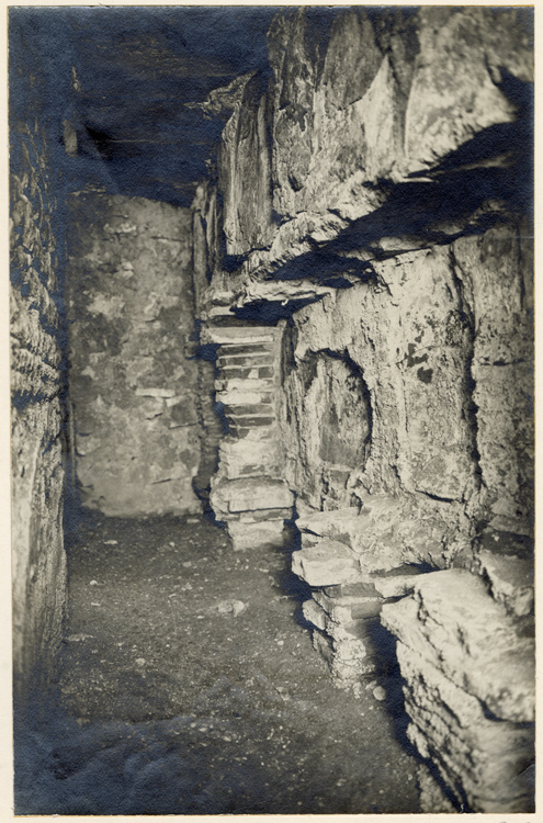 Vue de détail de l’hypocauste