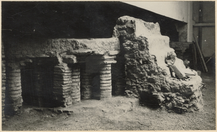 Vue de détail de l’hypocauste