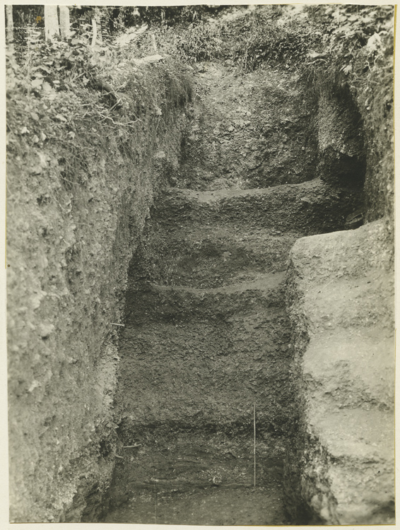 Travaux exécutés dans la tranchée L en 1926