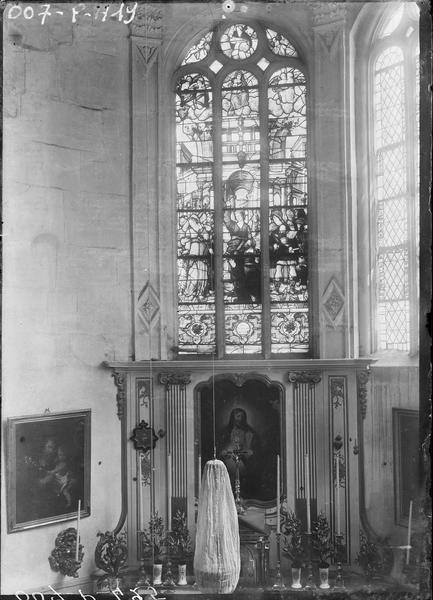 Choeur, bas-côté sud, chapelle du Sacré-Céur