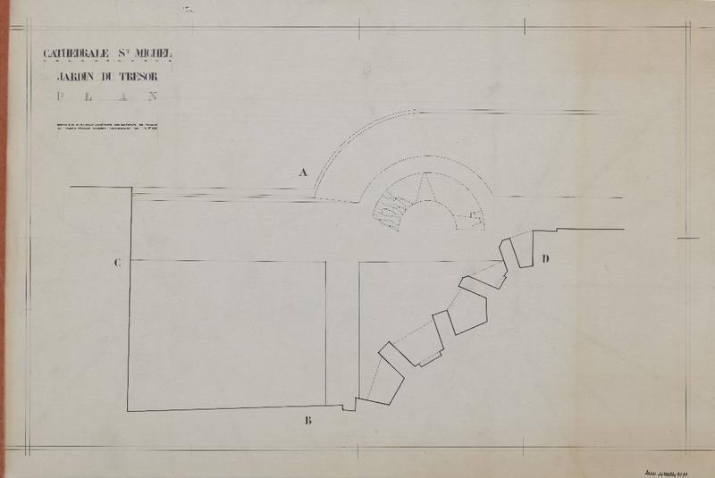 Jardin du trésor ; plan.