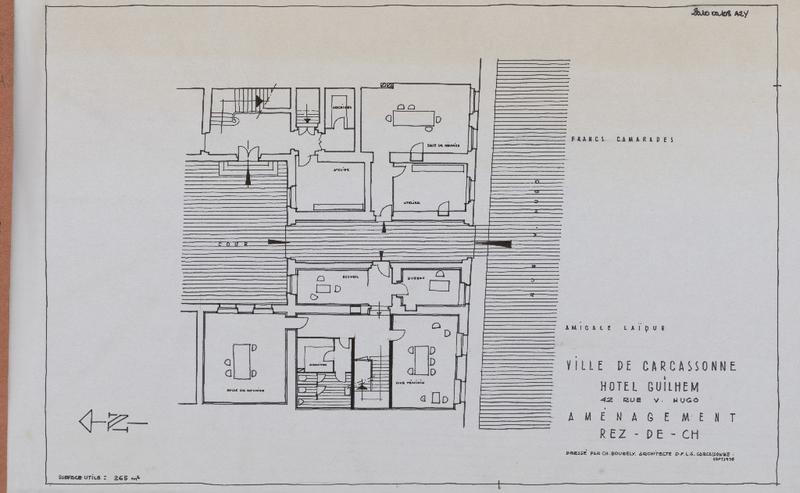 Aménagement ; RDC ; plan.