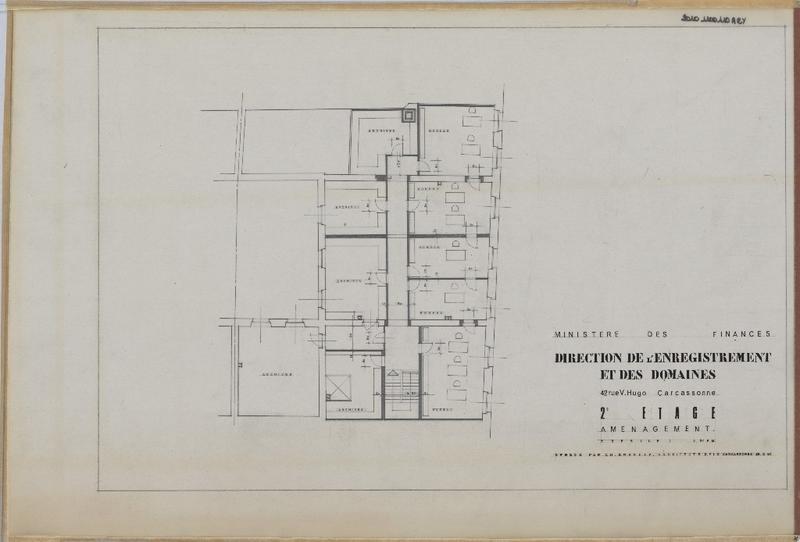 Aménagement ; 2ème étage ; plan.