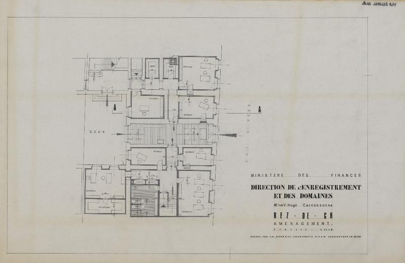 Aménagement ; RDC ; plan.