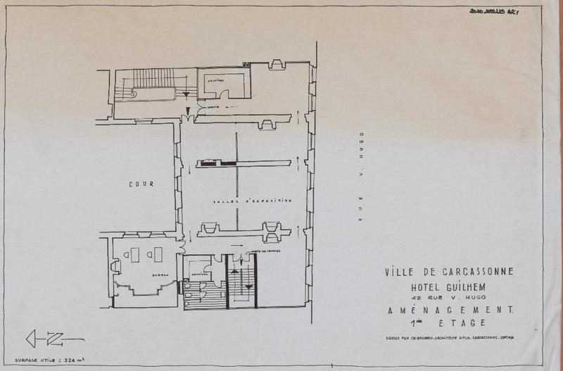 Aménagement ; 1er étage ; plan.