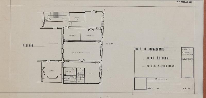 1er étage ; plan