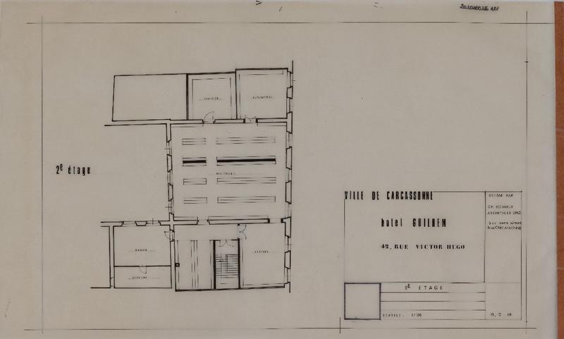 2ème étage ; plan