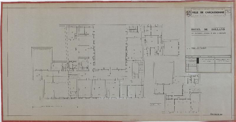 Plan 1er étage et entresol.