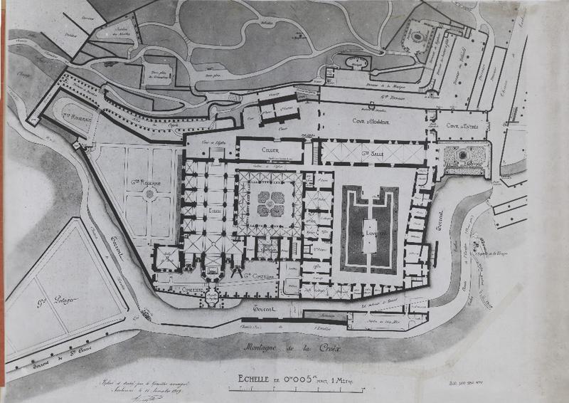 Plan général de l'abbaye.