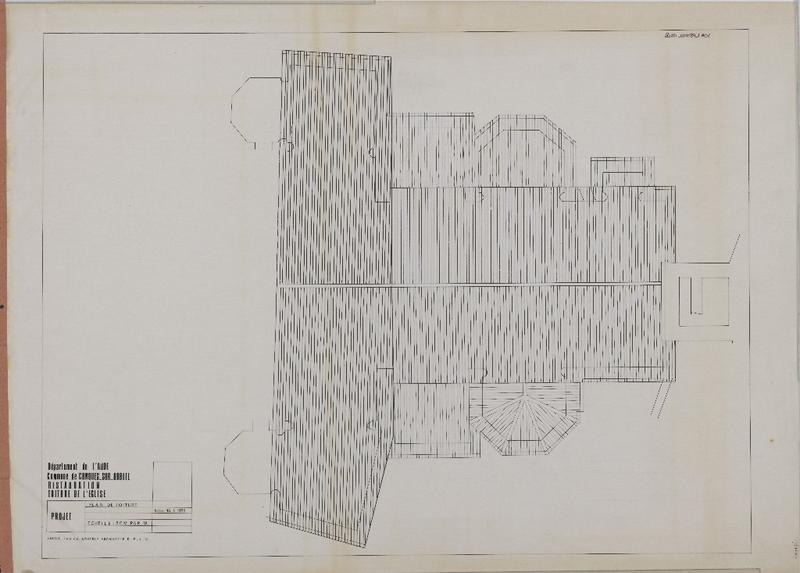 Plan de toiture.