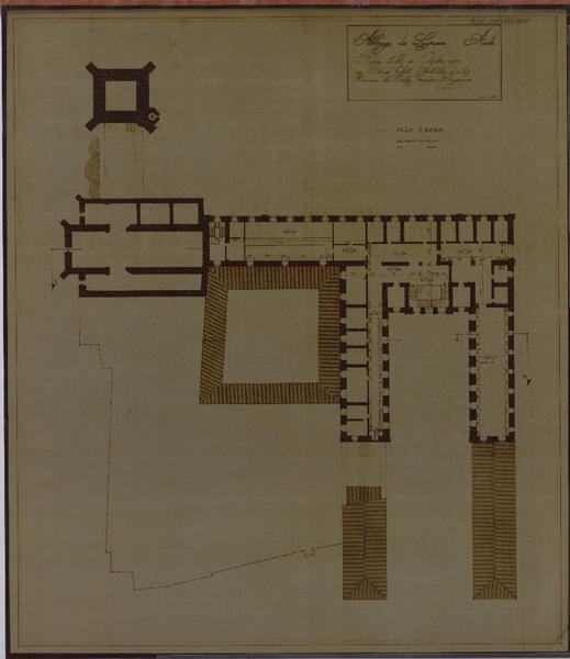 Plan du 1er étage.