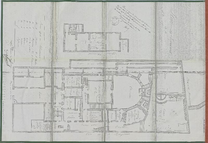 Plan du couvent de la Sainte Famille.