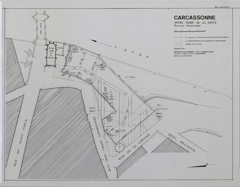 Fouilles ; plan général.