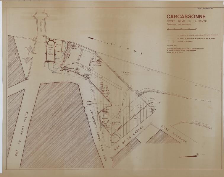 Fouilles ; plan général.