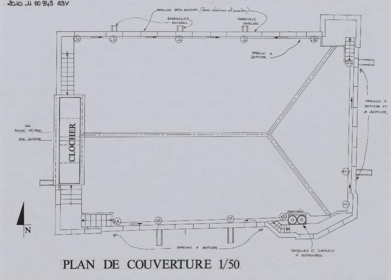 Chapelle de la Madeleine ; plan de couverture.