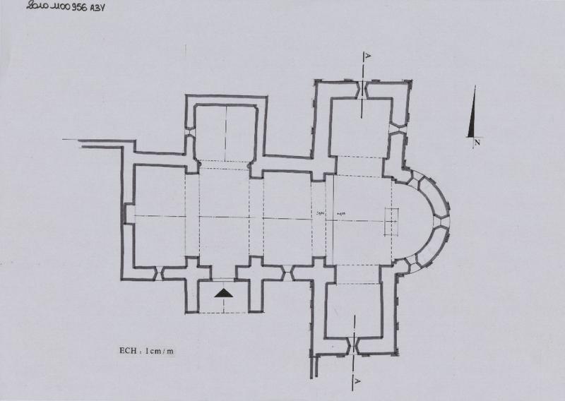 Plan de la chapelle.