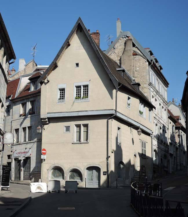 Élévation du pignon sur rue de la Madeleine