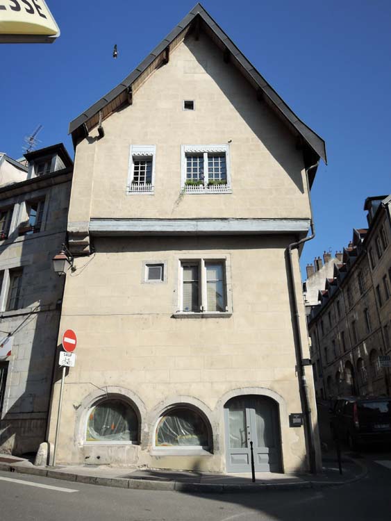 Élévation du pignon sur rue de la Madeleine, vue rapprochée