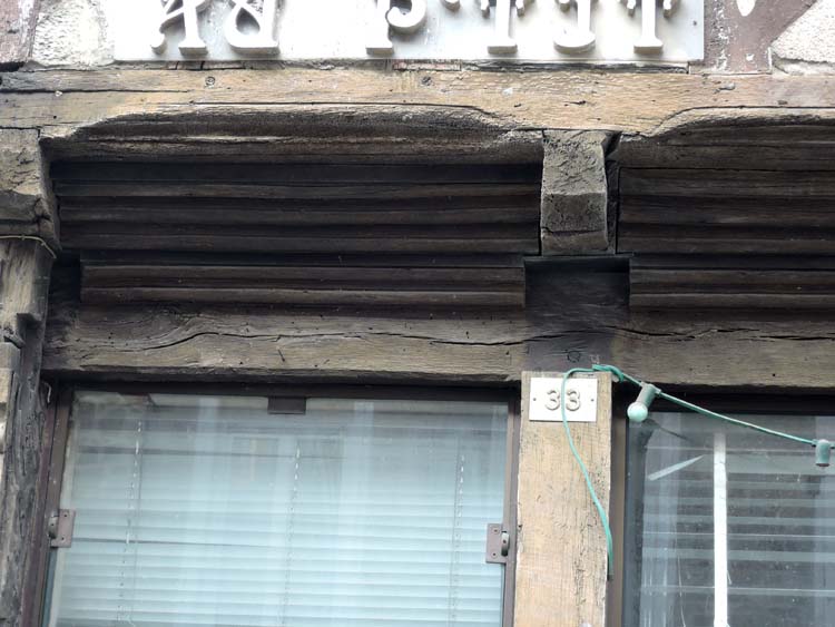 Détail de l’encorbellement