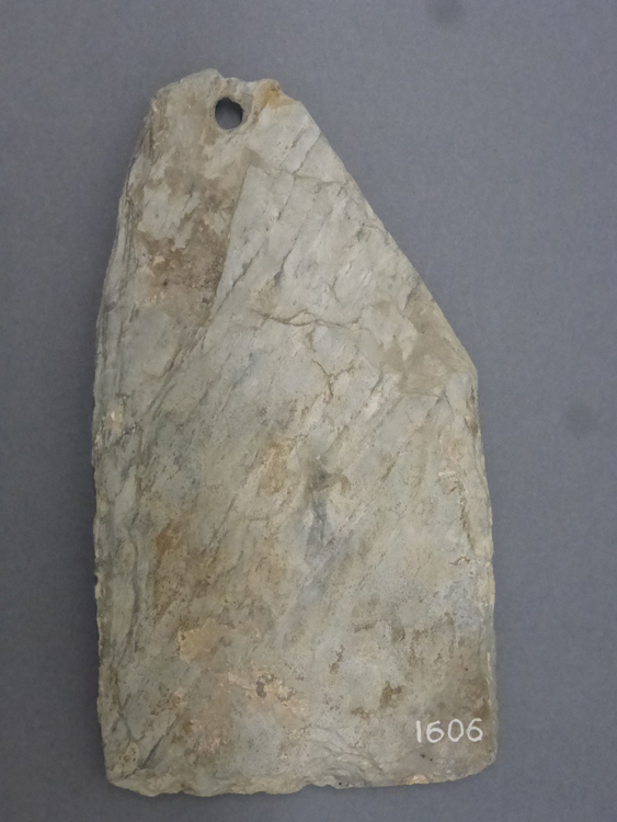 Lauze de schiste vert de la carrière de la Glacerie