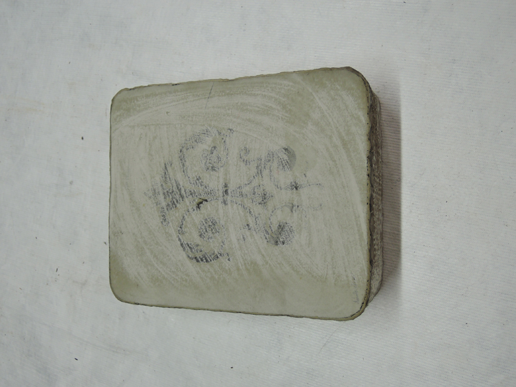 Pierre de lithographie pour impression sur verre d’un motif décoratif