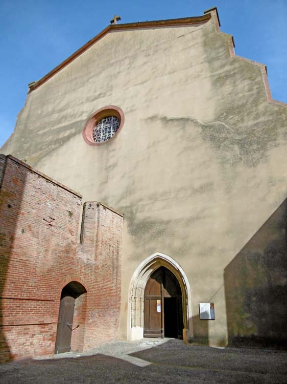 Façade ouest depuis la « Cour romane »