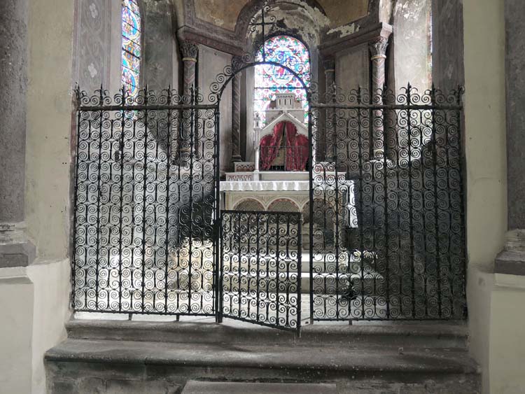 Grille de clôture de la chapelle axiale