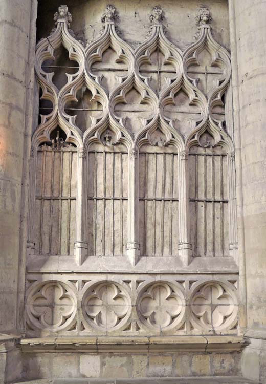 Ancienne clôture de choeur (grille): travée ouest, ensemble