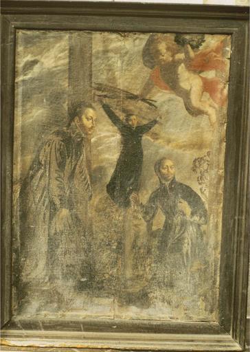 tableau : Trois martyrs jésuites, toile 17e siècle - © Ministère de la Culture (France), Médiathèque du patrimoine et de la photographie (objets mobiliers), tous droits réservés