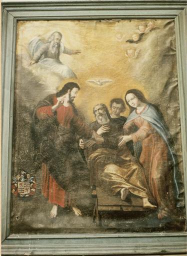 tableau : La Mort de saint Joseph, toile, 17e siècle