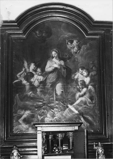 tableau : Notre-Dame des anges, toile, 18e siècle - © Ministère de la Culture (France), Médiathèque du patrimoine et de la photographie (objets mobiliers), tous droits réservés